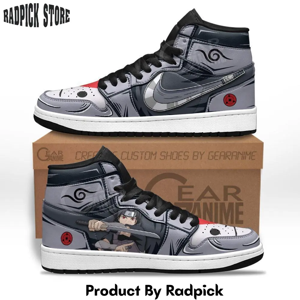 Itachi anbu air jordan high top sneakers custom for fans  rp0251728